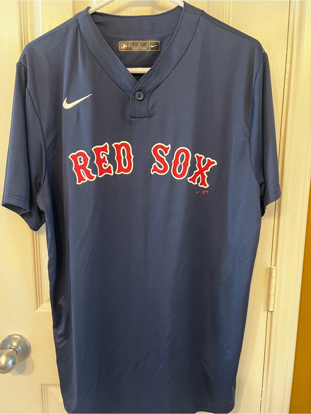 Nike MLB Boston Red Sox Baseball Jersey Midnight Navy Men’s Large